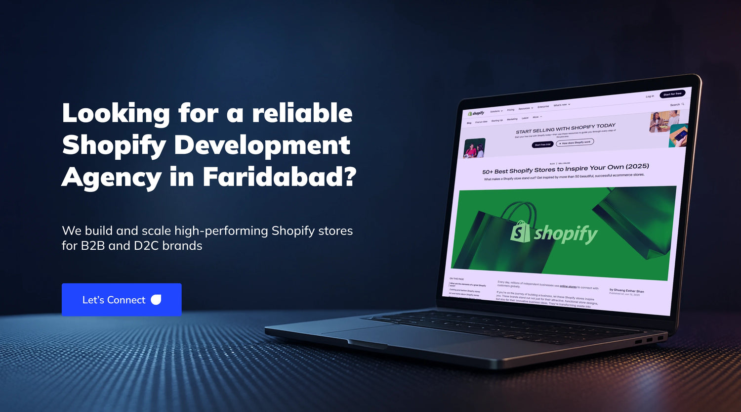 Shopify development agency in Faridabad, Haryana