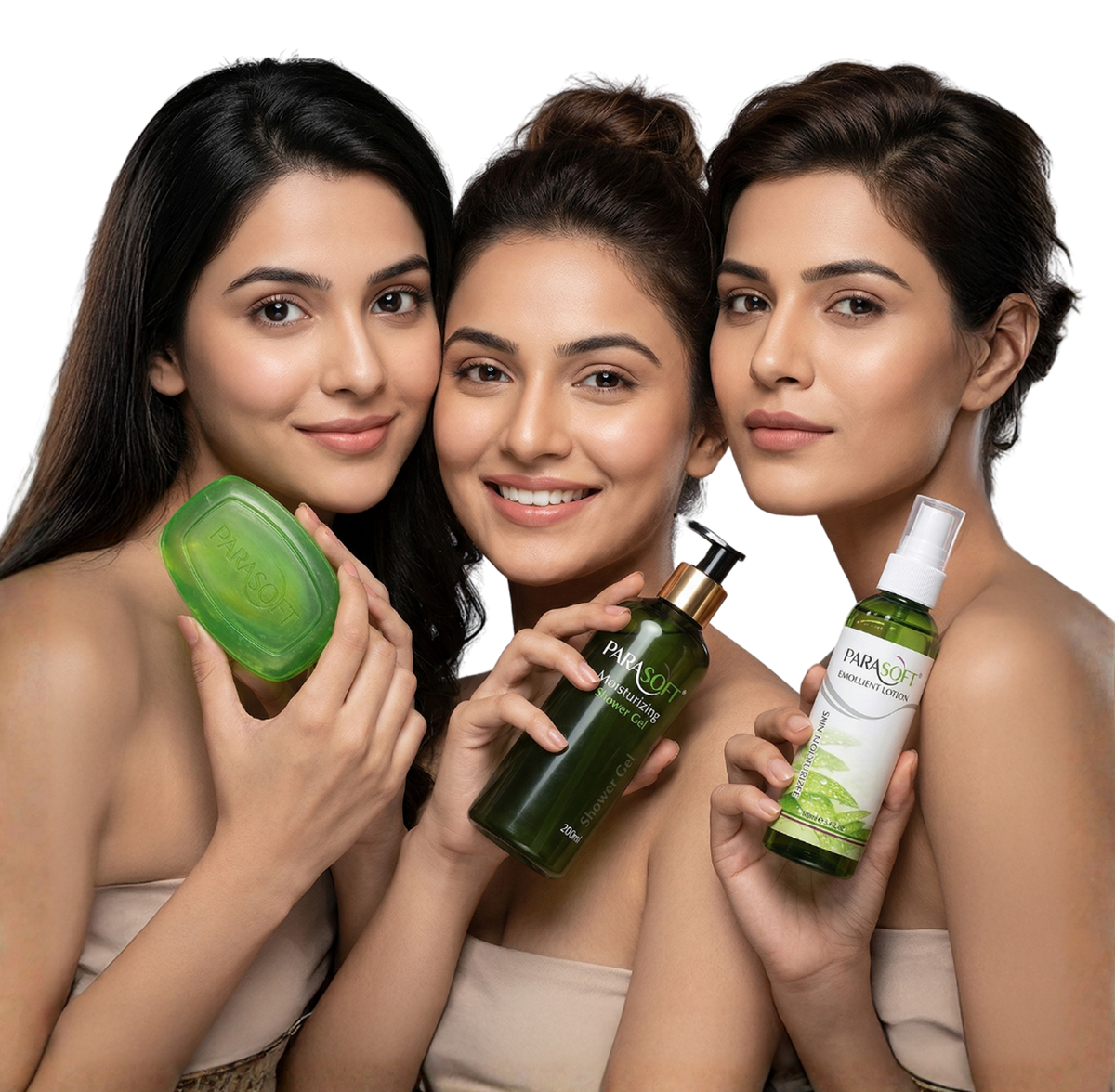 Cosmetic and personal care product shoots using AI